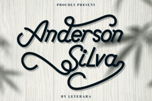 Anderson Silva: A Versatile Script Handwritten Font for Creative Designers