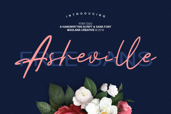 Asheville Duo: A Versatile Script Handwritten Font Pair