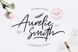Aurelie Smith: A Script Font for Creative Web Design