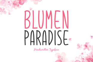Blumen Paradise: The Perfect Font for Small Business Branding