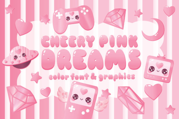 Cheery Pink Dreams: The Font That Elevates Your Campaigns