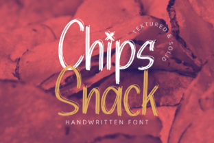 Chips Snack: A Script Font That Breathes Life into Handmade Creations