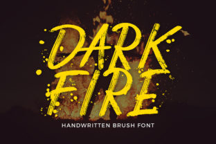 Dark Fire: A Script Handwritten Font That Elevates Brand Identity