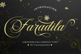 Faradila: A Romantic Script Font for Editorial Design
