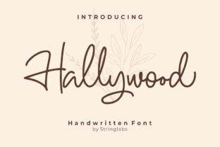 Hallywood Font Review: A Versatile Script Handwritten Choice
