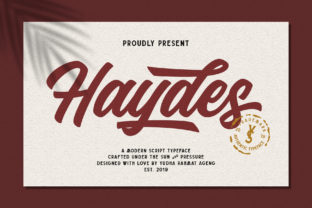 Haydes: A Script Font That Adds Personality to Every Project