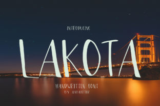 Lakota: A Handwritten Font for Editorial Elegance