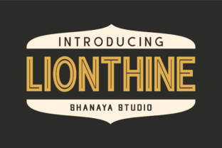 Lionthine: The Font That Elevates Your Brand’s Visual Identity