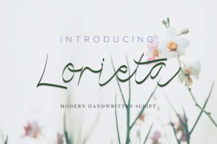 Lorieta Script Font for Creative Product Design