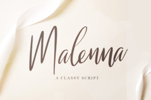 Malenna Script for Creative Campaigns and Branding
