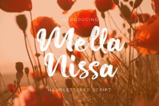 Mella Nissa: A Script Handwritten Font for Branding and Design