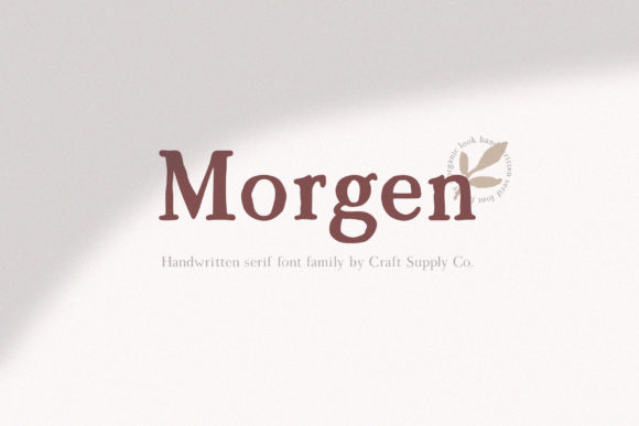 Morgen: A Serif Font That Elevates Branding with Timeless Elegance