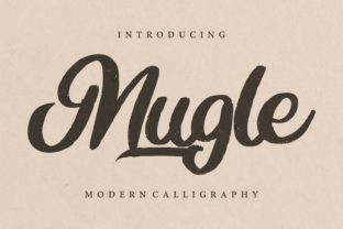 Mugle: A Script Handwritten Font for Creative Makers