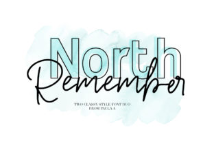 North Remember Duo: A Font for Bold Editorial Statements
