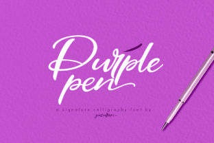 Purple Pen: The Script Font That Elevates Your Brand