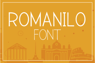 Romanilo: A Modern Sans Serif Font for Bold Branding