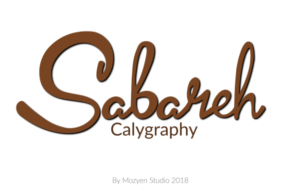 Sabareh: A Script Font for Creative Crafters and Designers