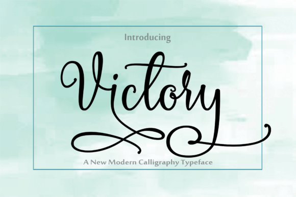 Victory: A Script Handwritten Font That Elevates Your Design