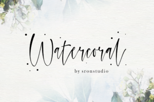 Watercoral: A Script Font for Elegant Branding and Creative Design