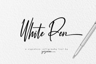 White Pen Script: A Versatile Script Font for Editorial Design