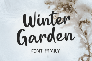 Winter Garden: A Script Handwritten Font for Warm Branding